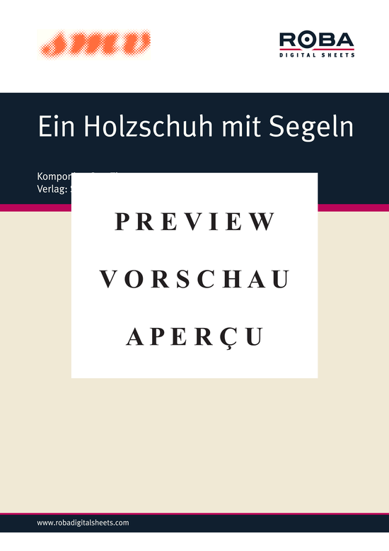 gallery: Ein Holzschuh mit Segeln , , (Klavier + Gesang)