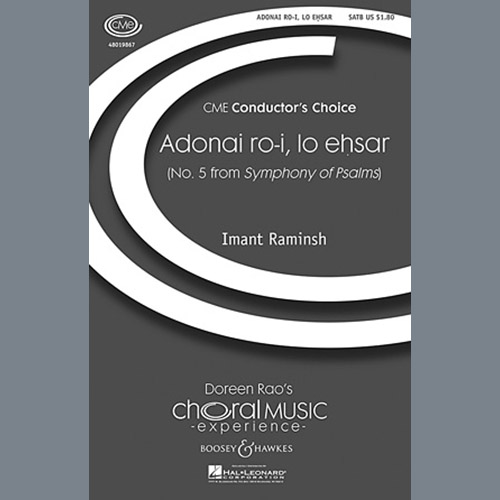 cover: Adonai Ro-i, Lo Ehsar, Imant Raminsh