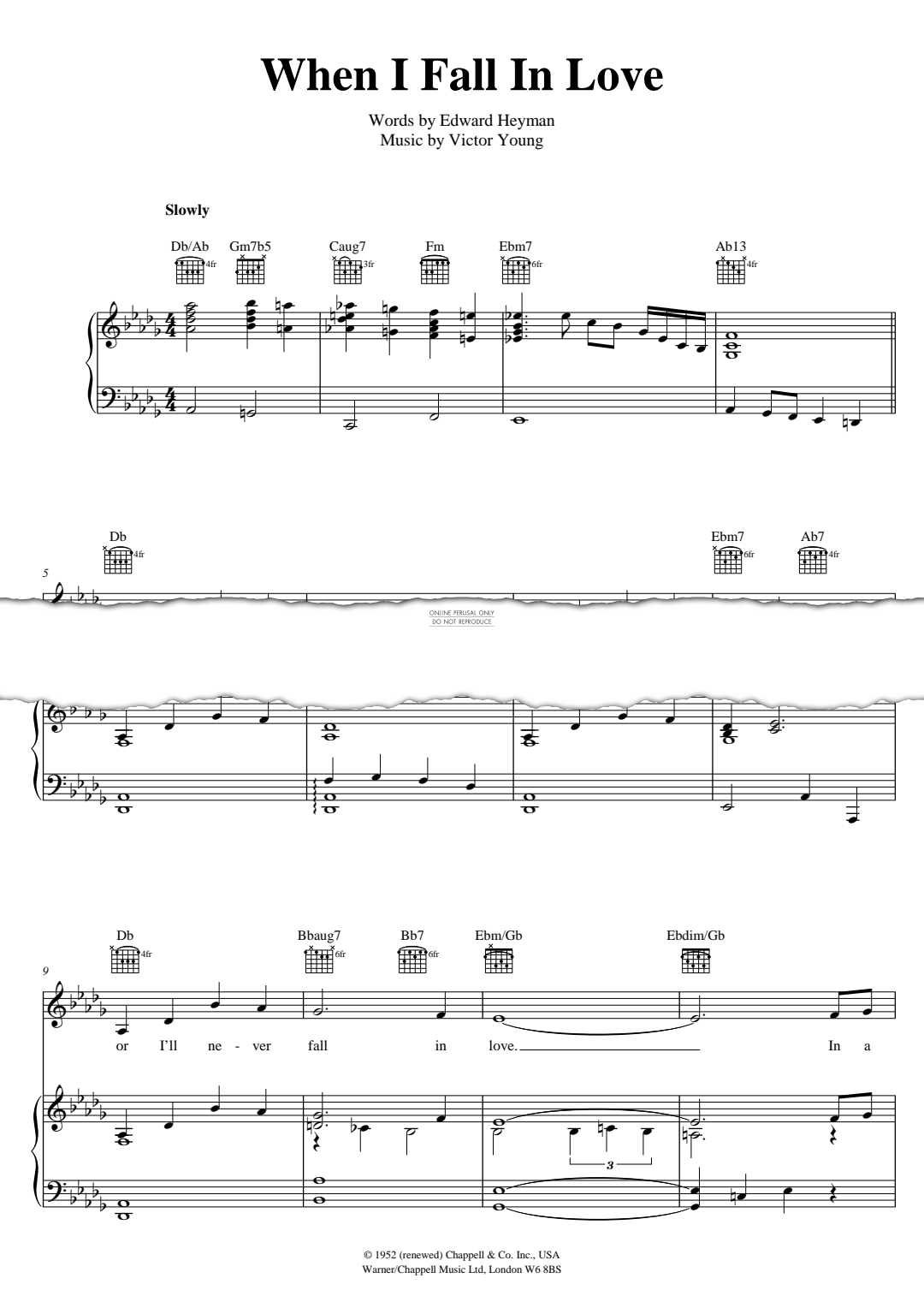 Produktgalerie: Seite 1 von 1 When I Fall In Love, Nat King Cole, Gesang, Gitarre, Klavier
