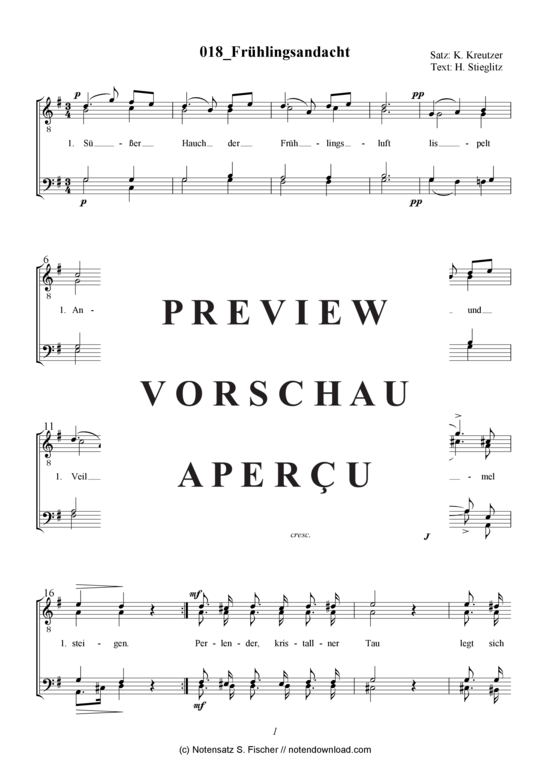 Product gallery: Page 2 of 5 Frühlingsandacht , , (male choir)