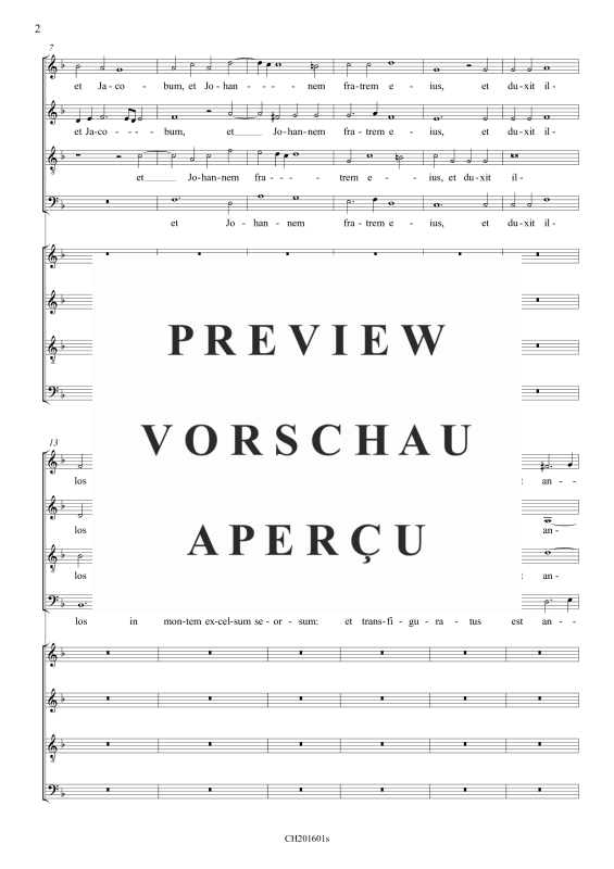 gallery: In illo tempore assumpsit Jesus, , Gemischter Chor 8-stimmig und BC