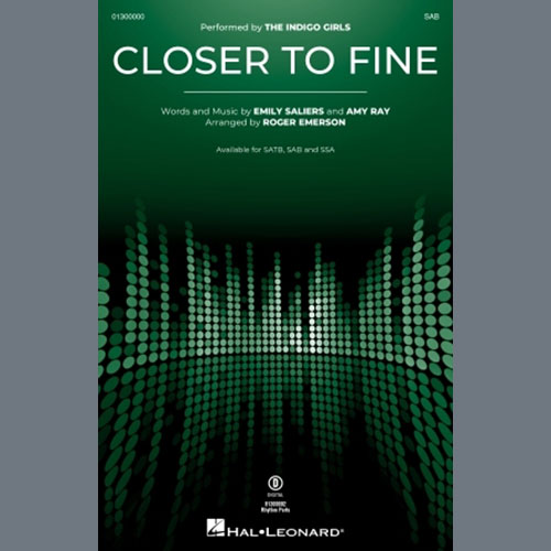 cover: Closer To Fine (arr. Roger Emerson), Indigo Girls, Chor