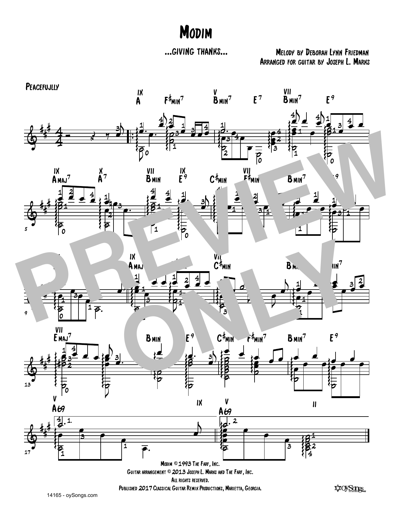 Product gallery: Page 1 of 1 Modim (arr. Joe Marks), Debbie Friedman