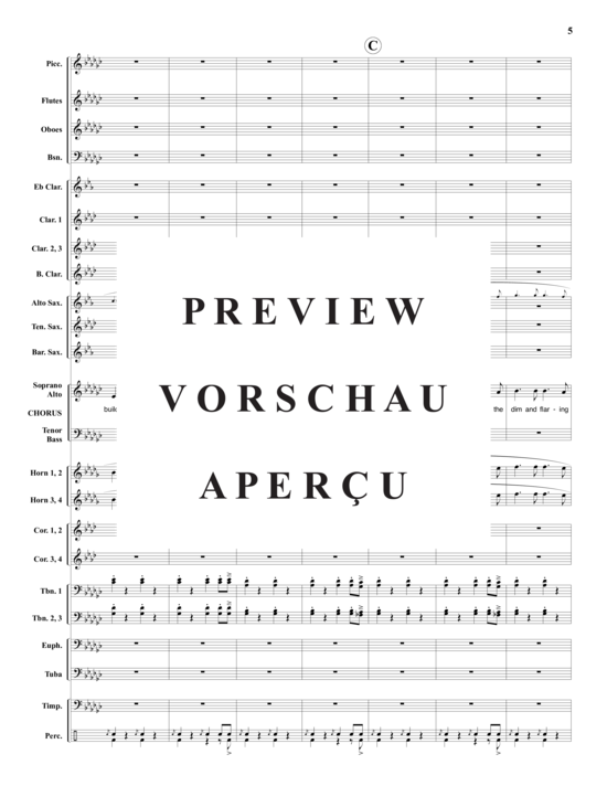 Product gallery: Page 6 of 21 Battle Hymn of the Republic , , (Concert Band + Mixed Choir)