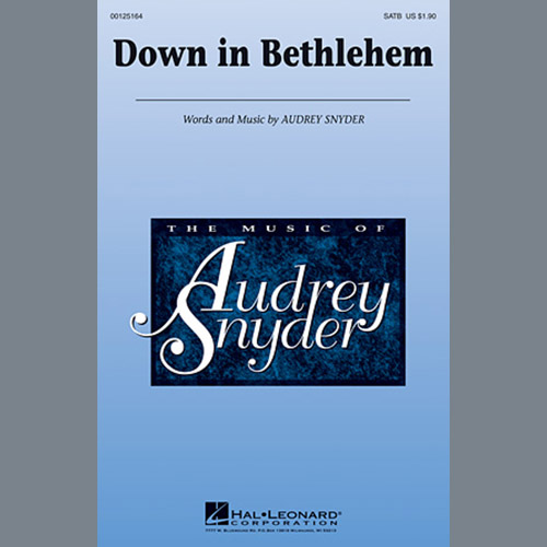 cover: Down In Bethlehem, Audrey Snyder