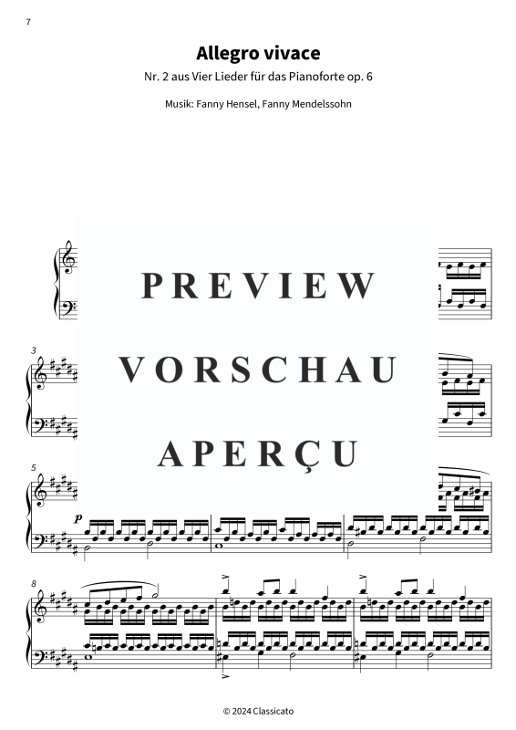 Product gallery: Page 9 of 11 Vier Lieder für das Pianoforte op. 6, , Piano Solo