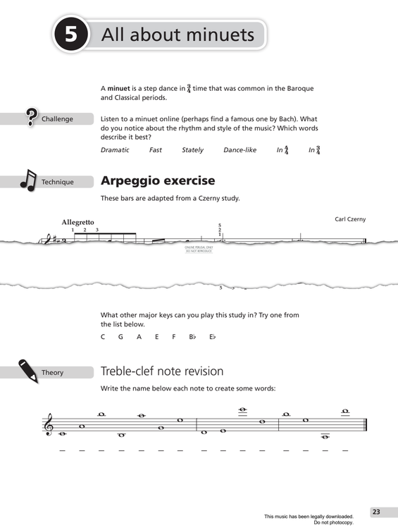 Product gallery: Page 1 of 1 Arpeggio Exercise, Carl Czerny