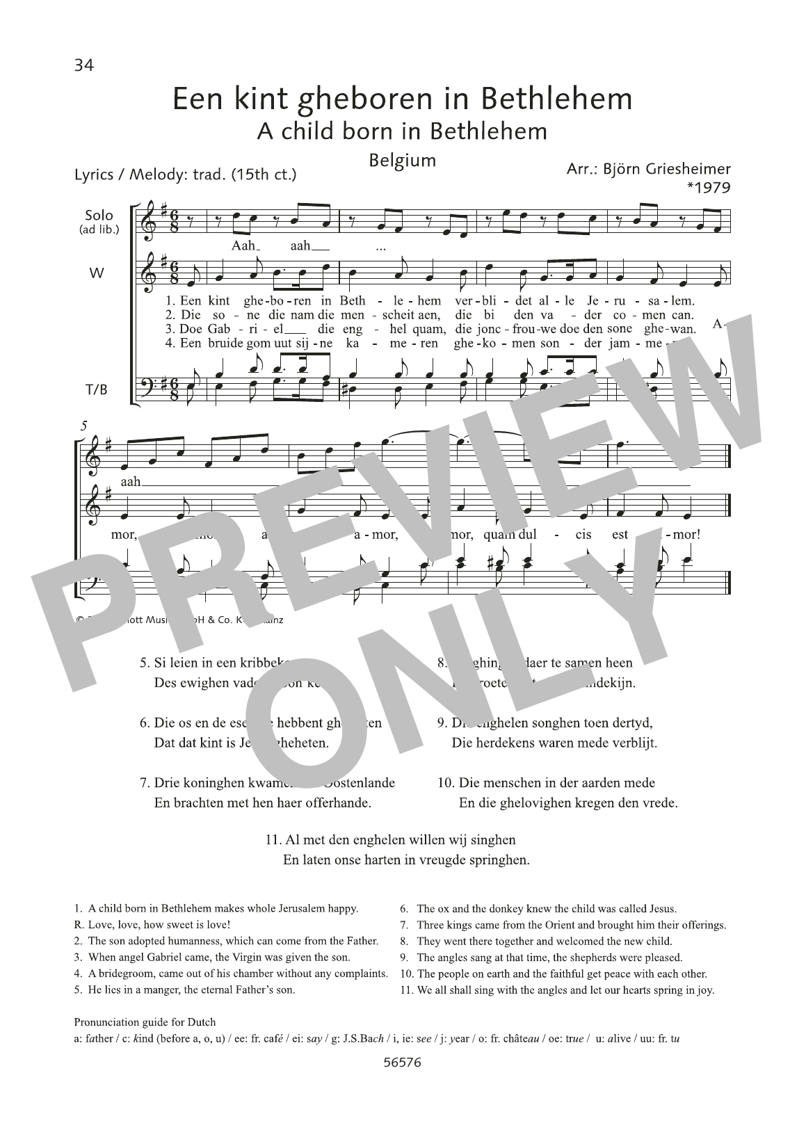 Product gallery: Page 1 of 1 Een kint gheboren in Bethlehem, Björn Griesheimer