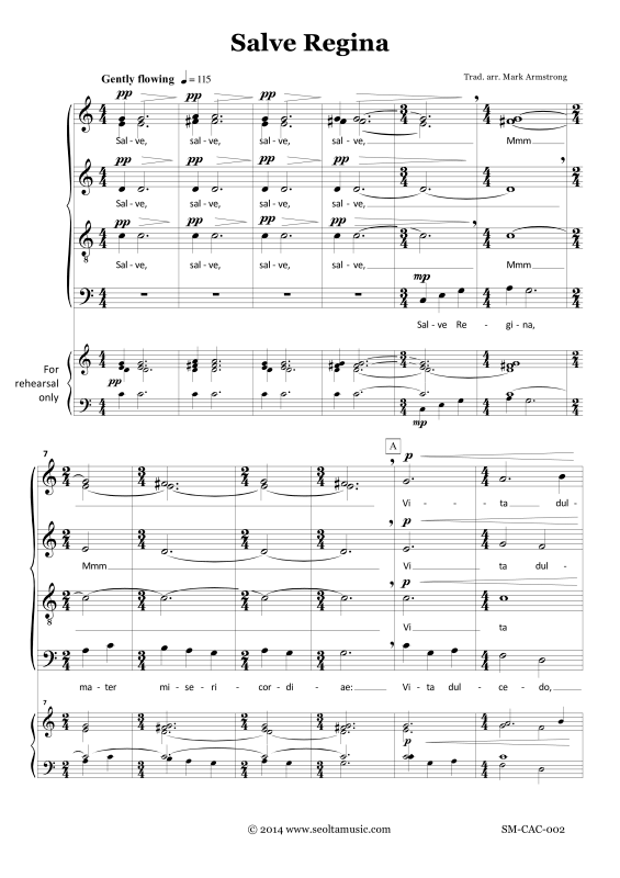 Produktgalerie: Seite 1 von 11 Salve Regina, , Gemischter Chor SSATB
