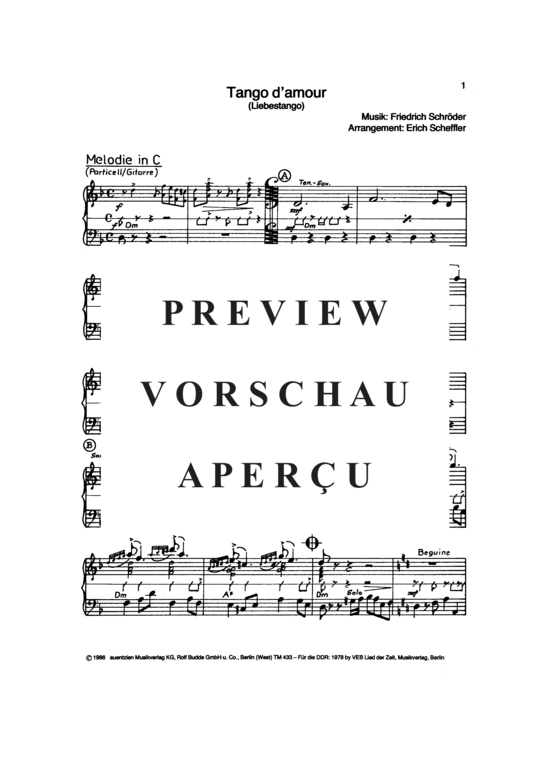 Produktgalerie: Seite 4 von 21 Tango damour, , Combo-Ausgabe komplett