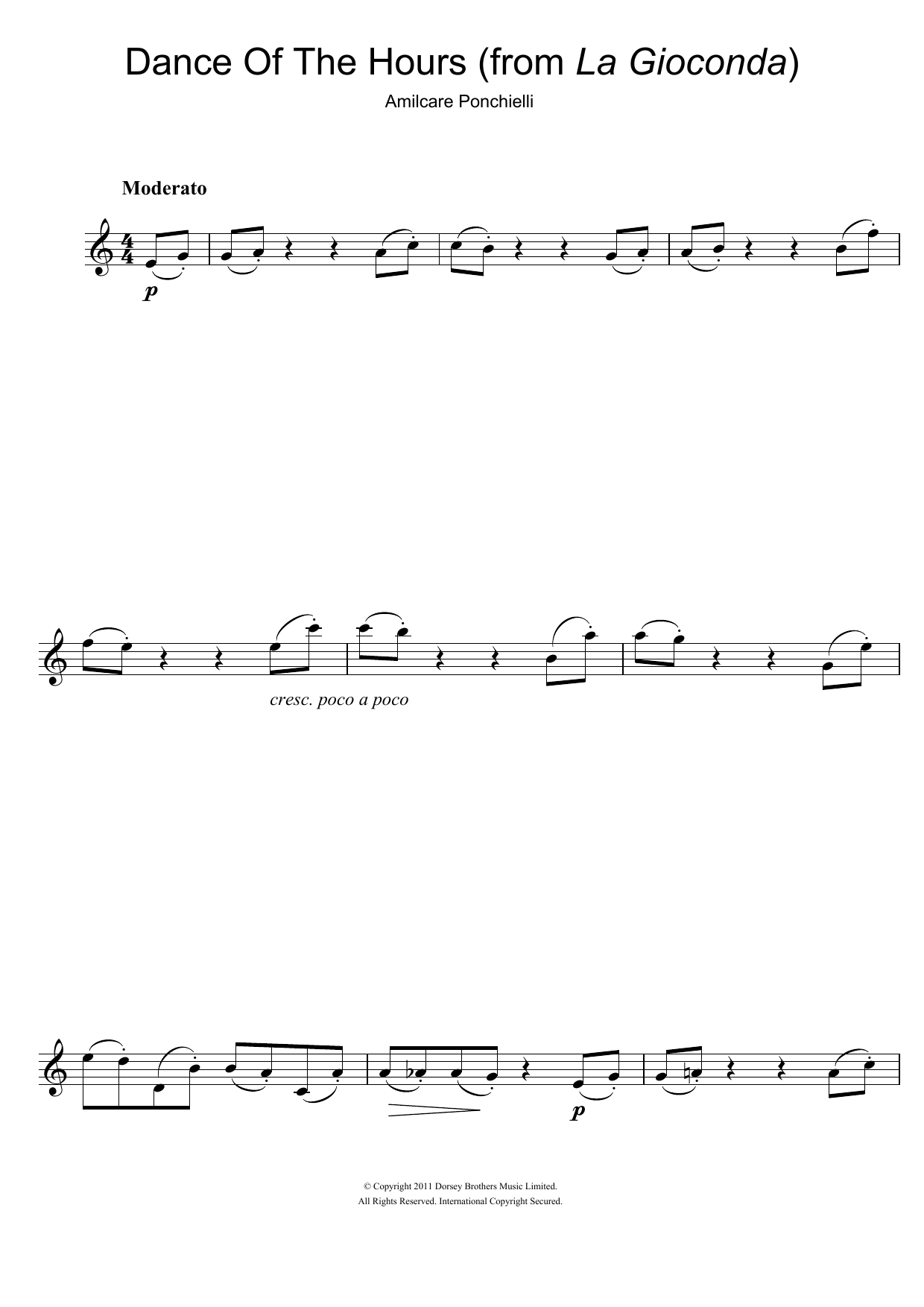 Product gallery: Page 1 of 1 Dance Of The Hours (from La Gioconda), Amilcare Ponchielli