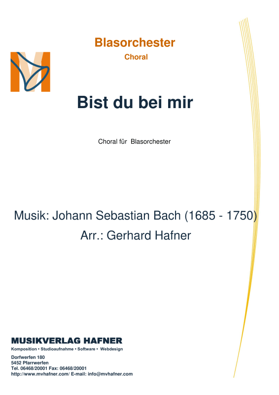 Product picture to: Bist du bei mirJohann Sebastian Bach