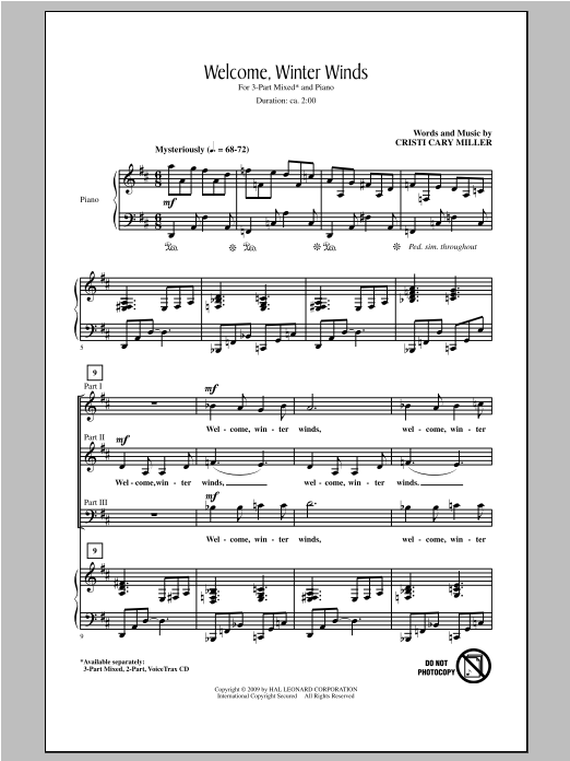 Produktbild zu: Welcome Winter Winds