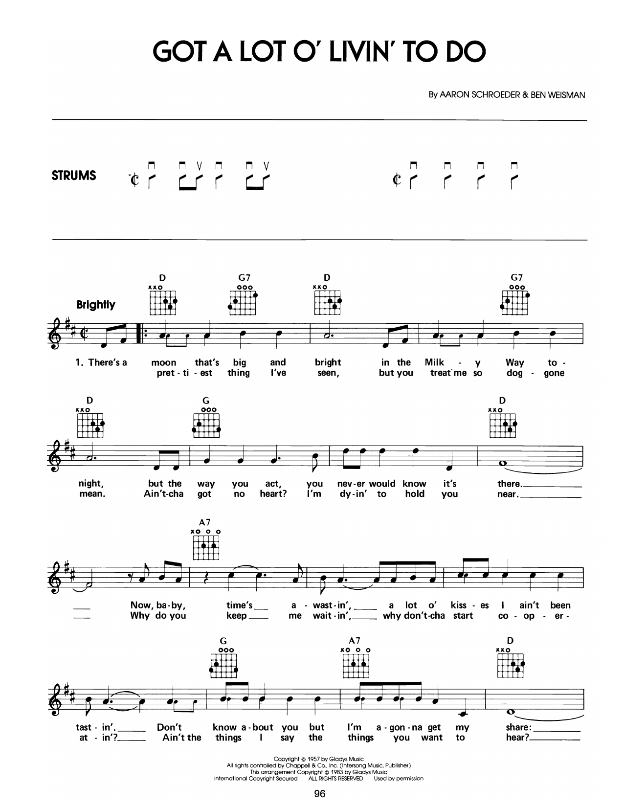 Produktgalerie: Seite 1 von 1 Got A Lot O' Livin' To Do, Elvis Presley, Gitarre