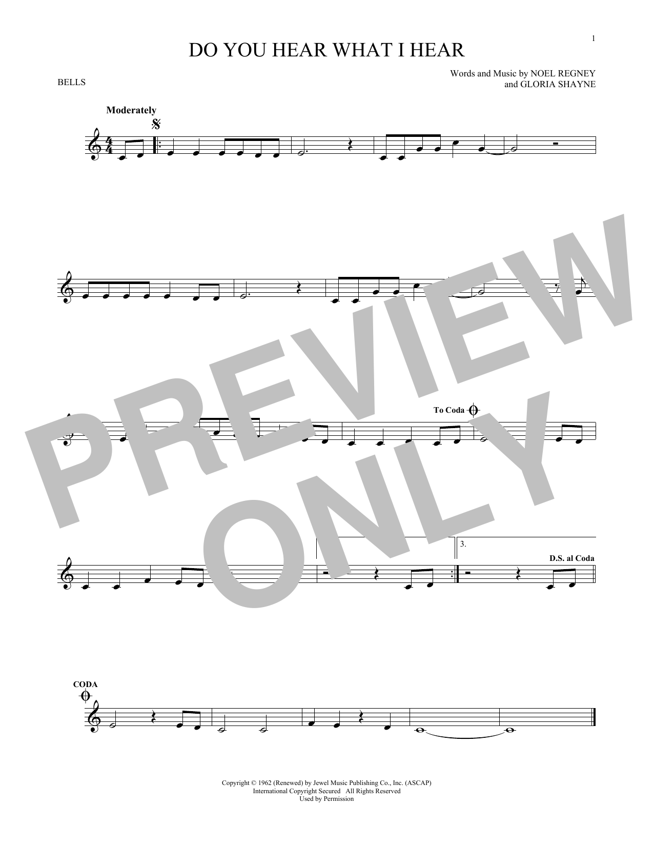 Produktgalerie: Seite 1 von 1 Do You Hear What I Hear, Noel Regney & Gloria Shayne, Percussion