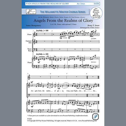 cover: Angels From the Realms of Glory (arr. Chris Jones), James Montgomery and Henry T. Smart, Chor
