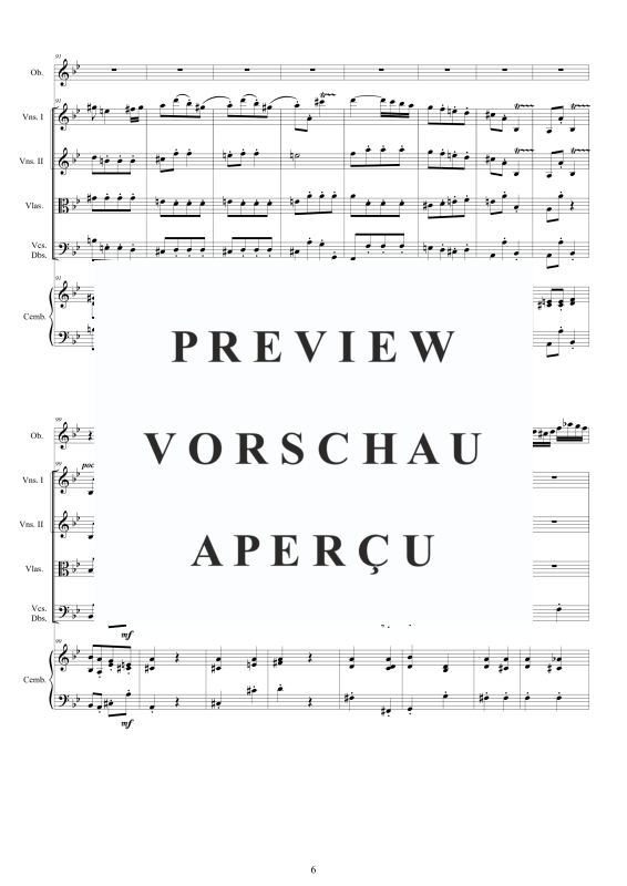 Produktgalerie: Seite 7 von 11 Concerto in G minor (I47a), , Oboe, Streicher und Cembalo