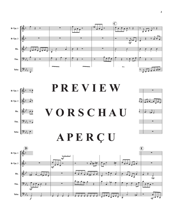 Produktgalerie: Seite 4 von 17 Allemande, Op. 6 Nr. 8 , , (Blechbläserquintett)
