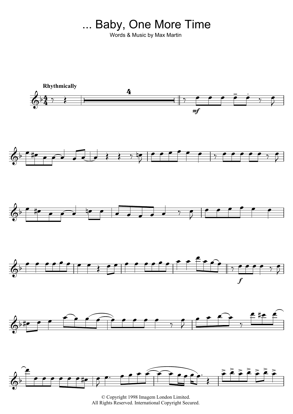 Produktbild zu: ...Baby One More Time