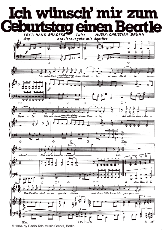 Produktbild zu: Ich wünsch mir zum Geburtstag einen BeatleThe Sweetles