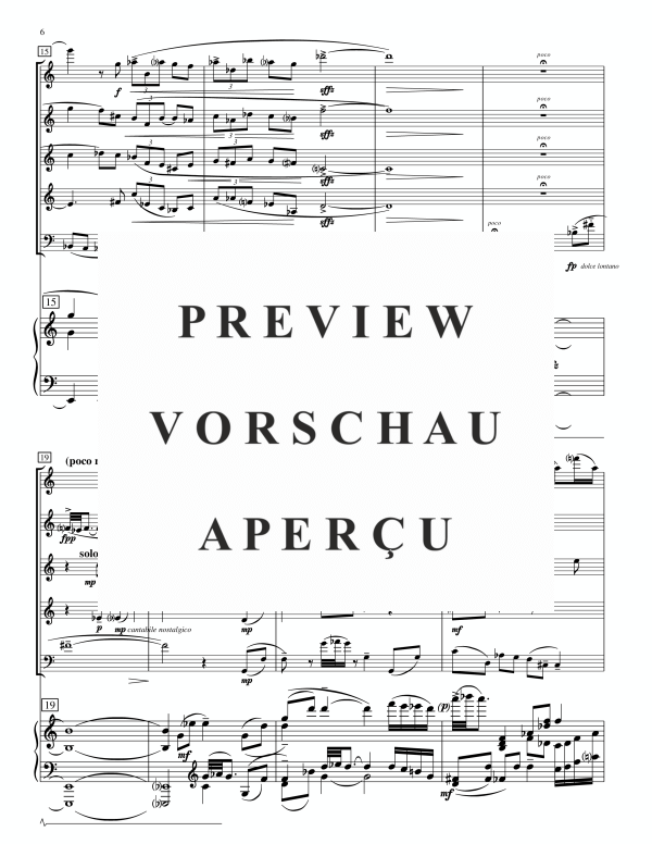 Produktgalerie: Seite 8 von 11 Sextet, , (Holzbläser Quintett und Klavier)