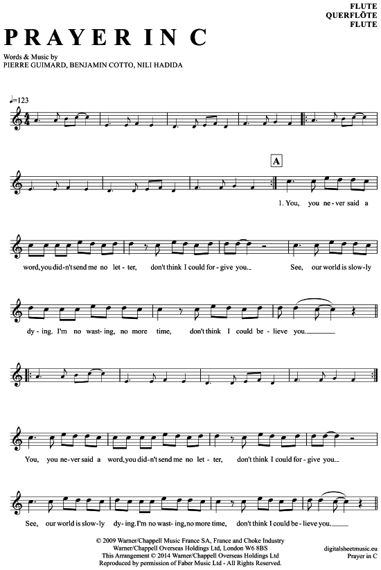 Product gallery: Page 1 of 4 Prayer in C , Wood, Lily and the Prick, (transverse flute)