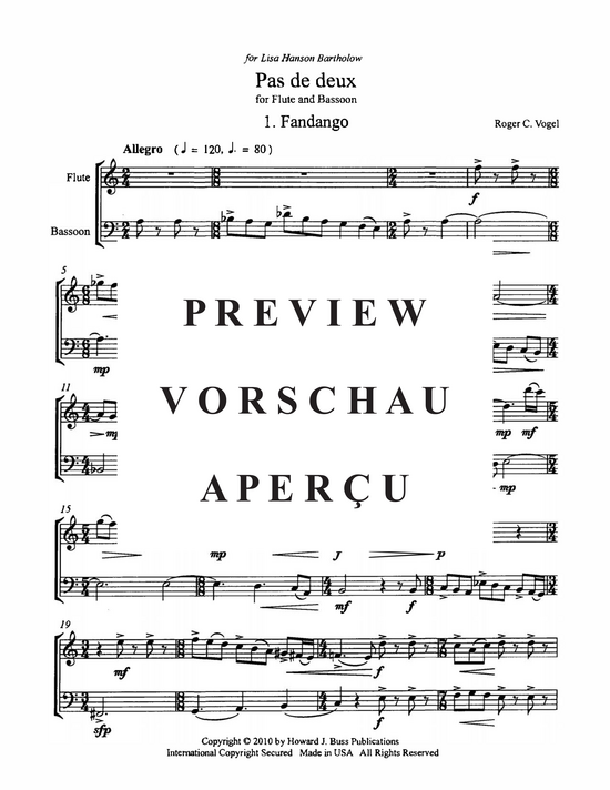 Product gallery: Page 3 of 13 Pas de deux , , (flute and bassoon)