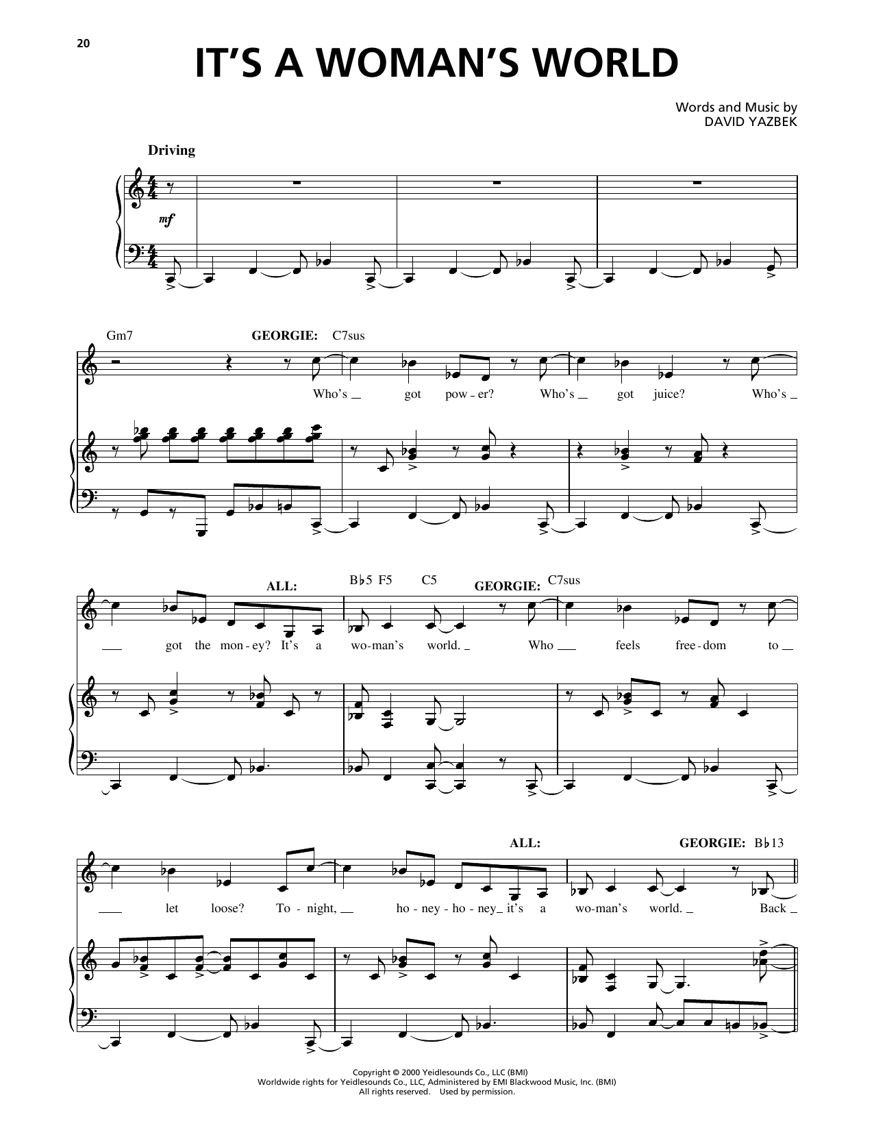 Produktbild zu: It's A Woman's World (from The Full Monty)