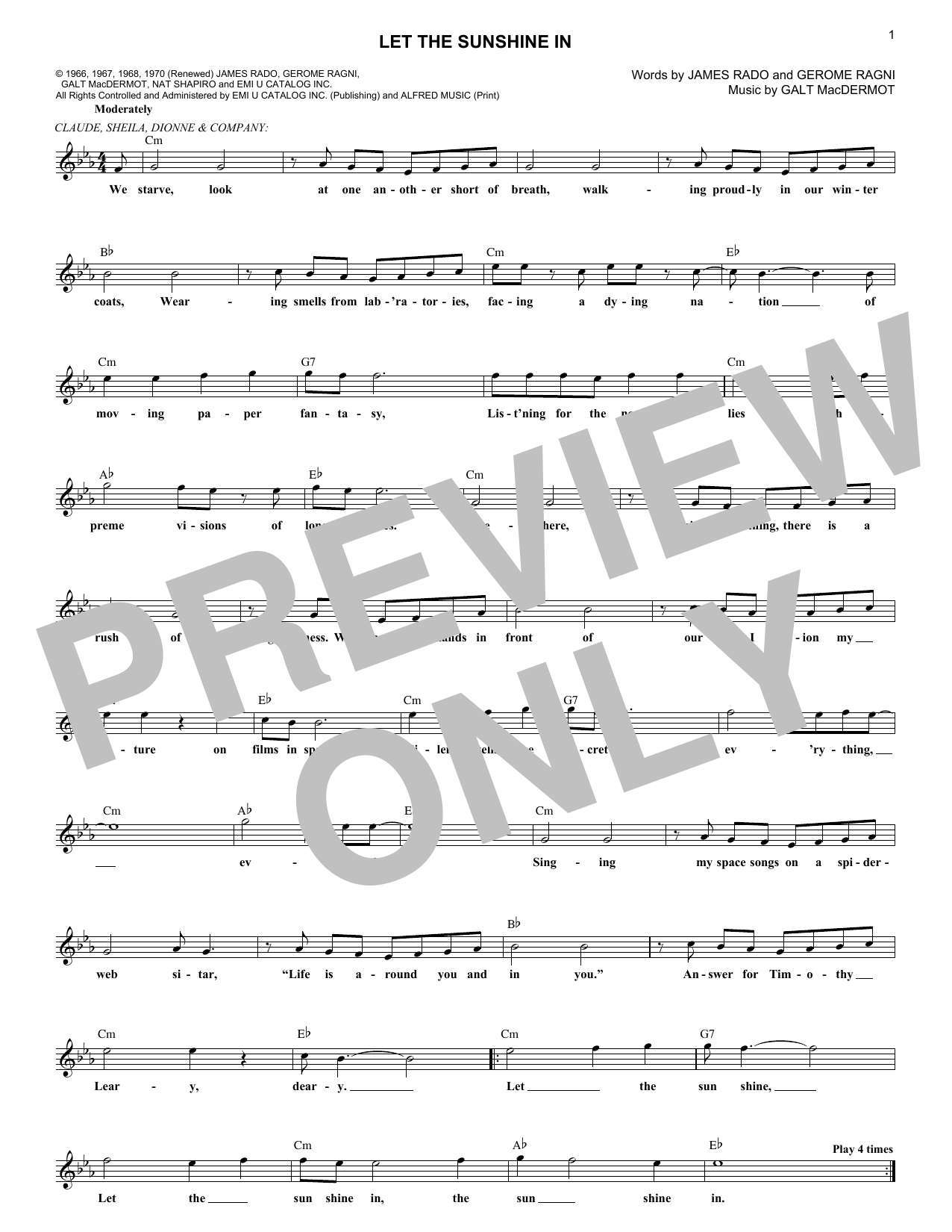 Produktbild zu: Let The Sunshine In