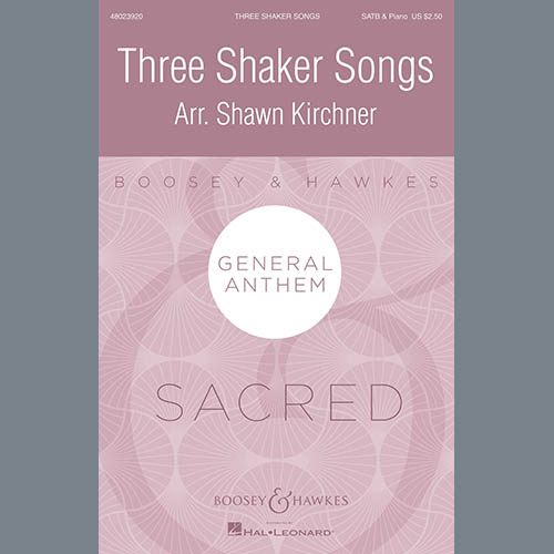 cover: Three Shaker Songs, Shawn Kirchner