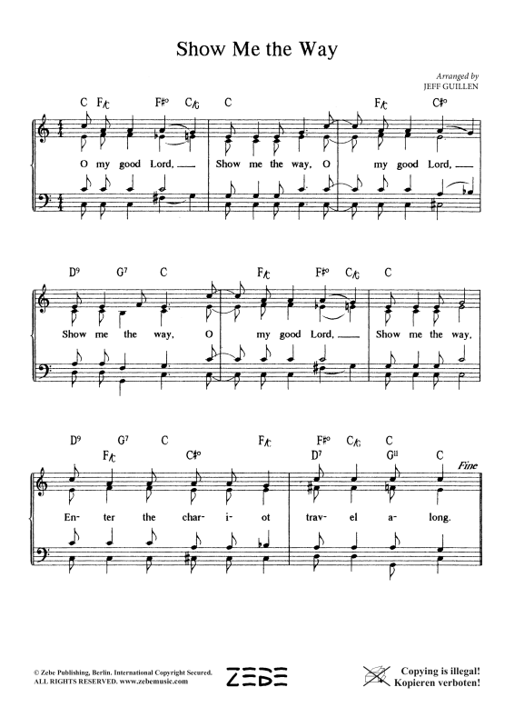 Produktgalerie: Seite 1 von 4 Show Me the Way, , Gemischter Chor