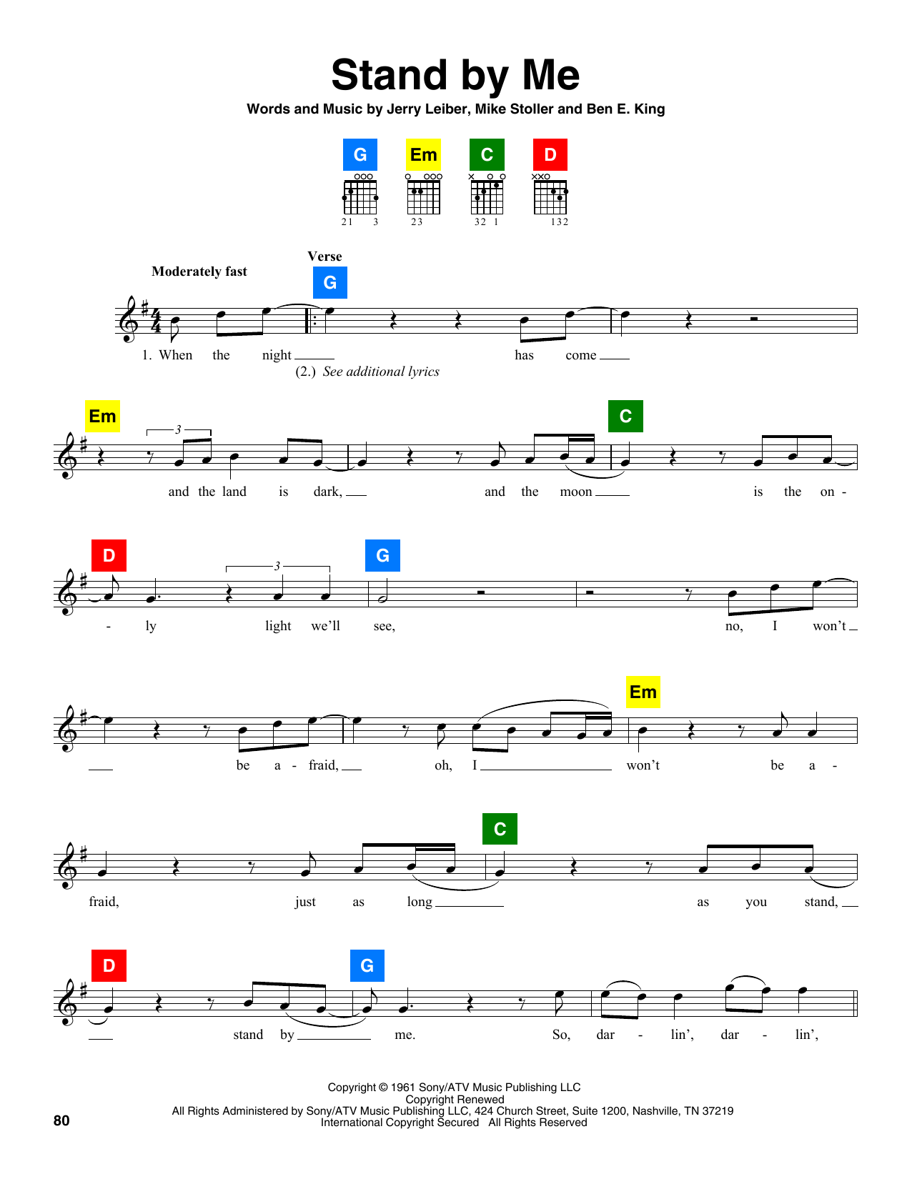 Produktgalerie: Seite 1 von 1 Stand By Me, Ben E. King