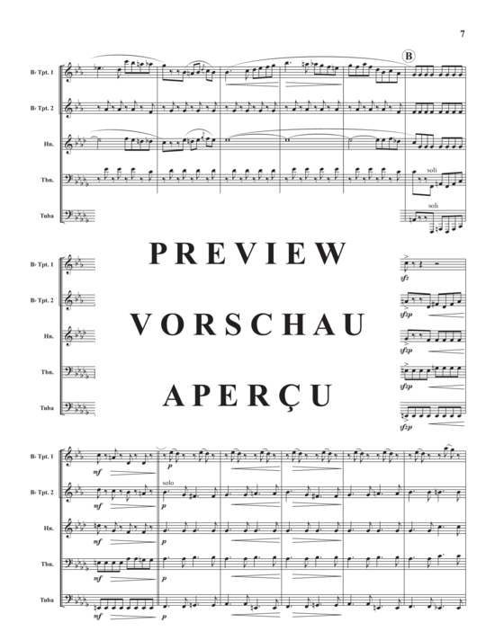 Produktgalerie: Seite 9 von 21 Two Movements from Brilliantes and Melodique , , (Blechbläserquintett)
