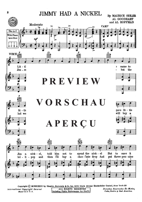 Produktgalerie: Seite 3 von 8 Jimmy Had A Nickel , Williams, Clarence , Klavier und Gesang