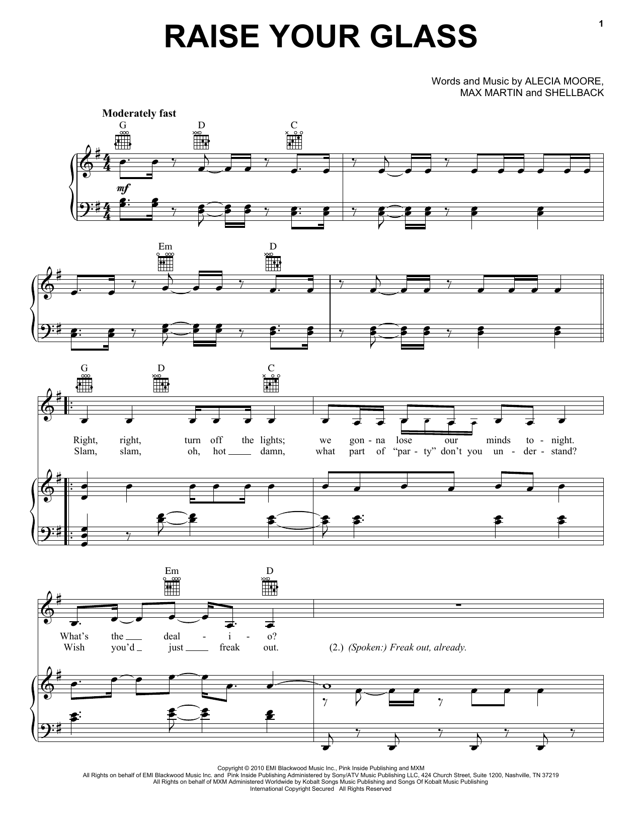Produktbild zu: Raise Your Glass