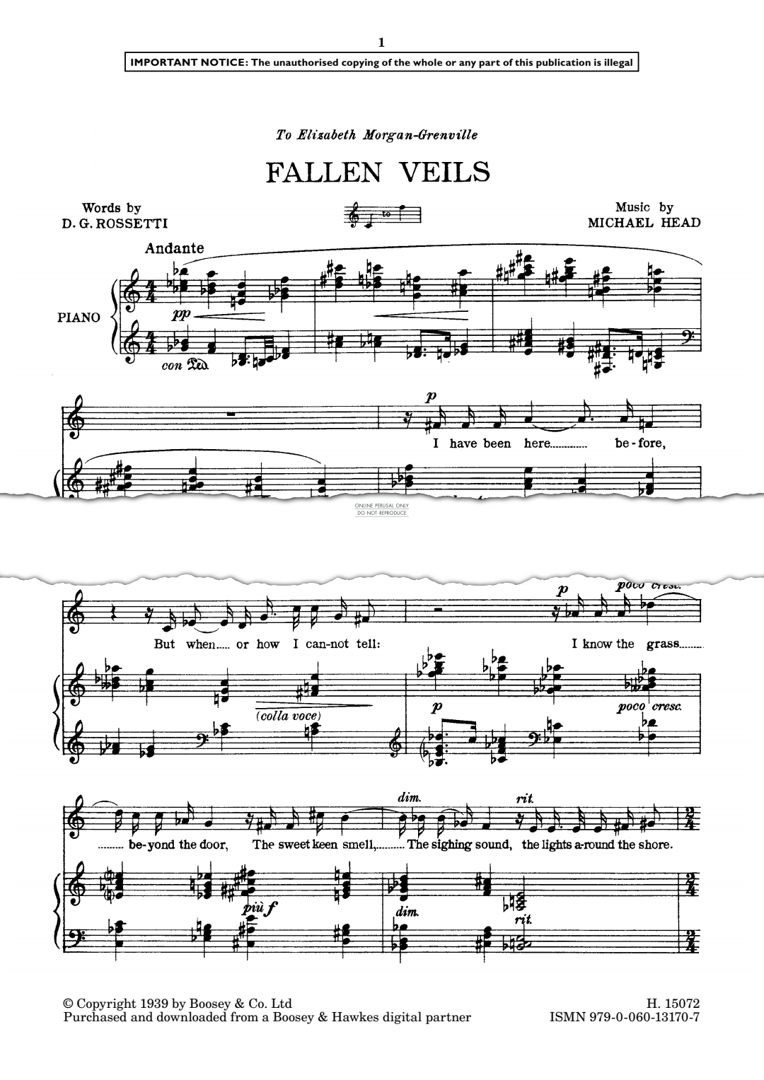 Produktgalerie: Seite 1 von 1 Fallen Veils, Michael Head, Gesang, Klavier