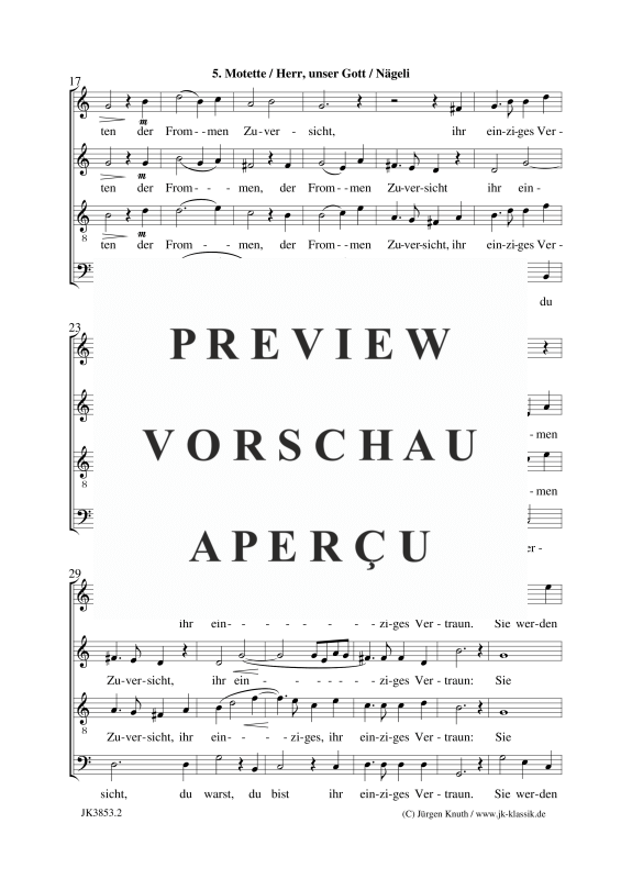 gallery: Herr, unser Gott , , (Gemischter Chor)