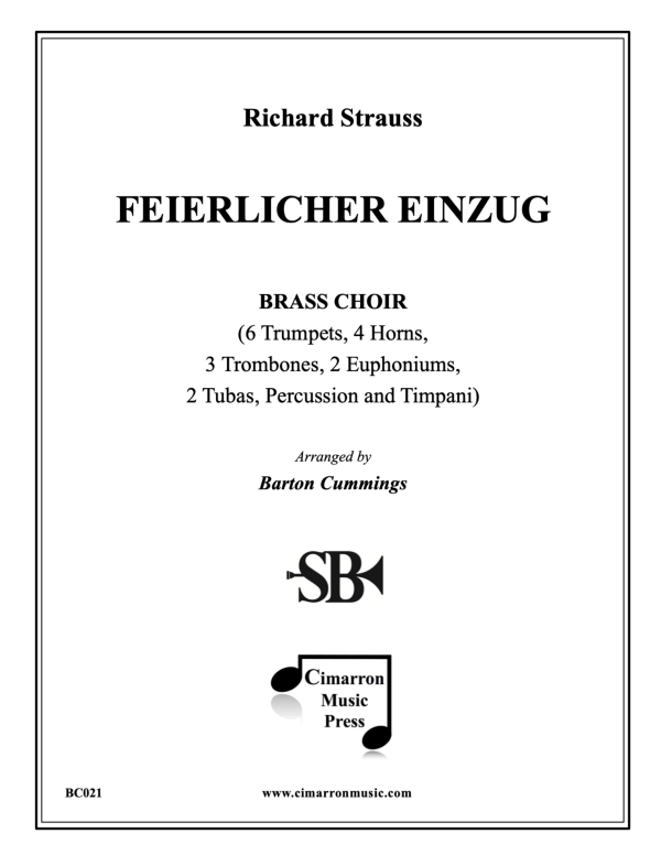 cover: Feierlicher Einzug, , Brass Ensemble