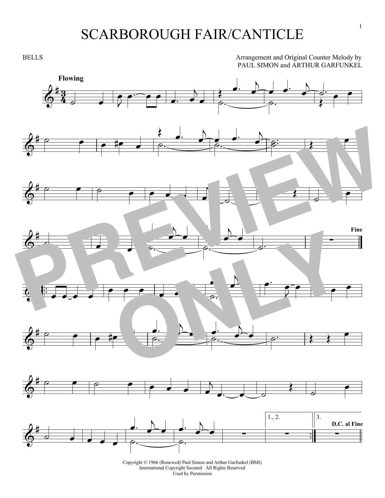 Produktgalerie: Seite 1 von 1 Scarborough Fair/Canticle, Simon & Garfunkel, Percussion