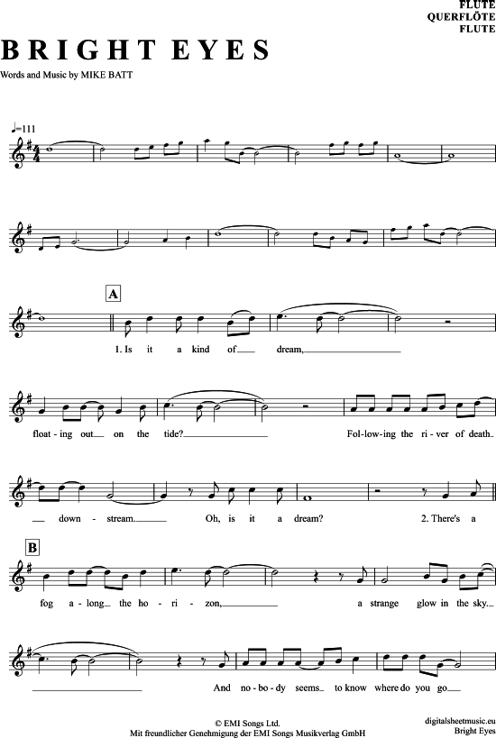 Product gallery: Page 1 of 4 Bright Eyes , Garfunkel, Art, (transverse flute)