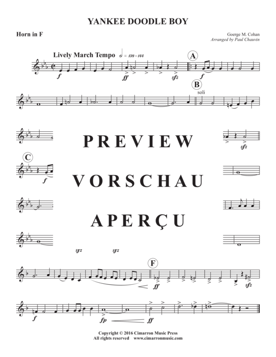Produktgalerie: Seite 7 von 9 Yankee Doodle Boy , , (Blechbläserquintett)