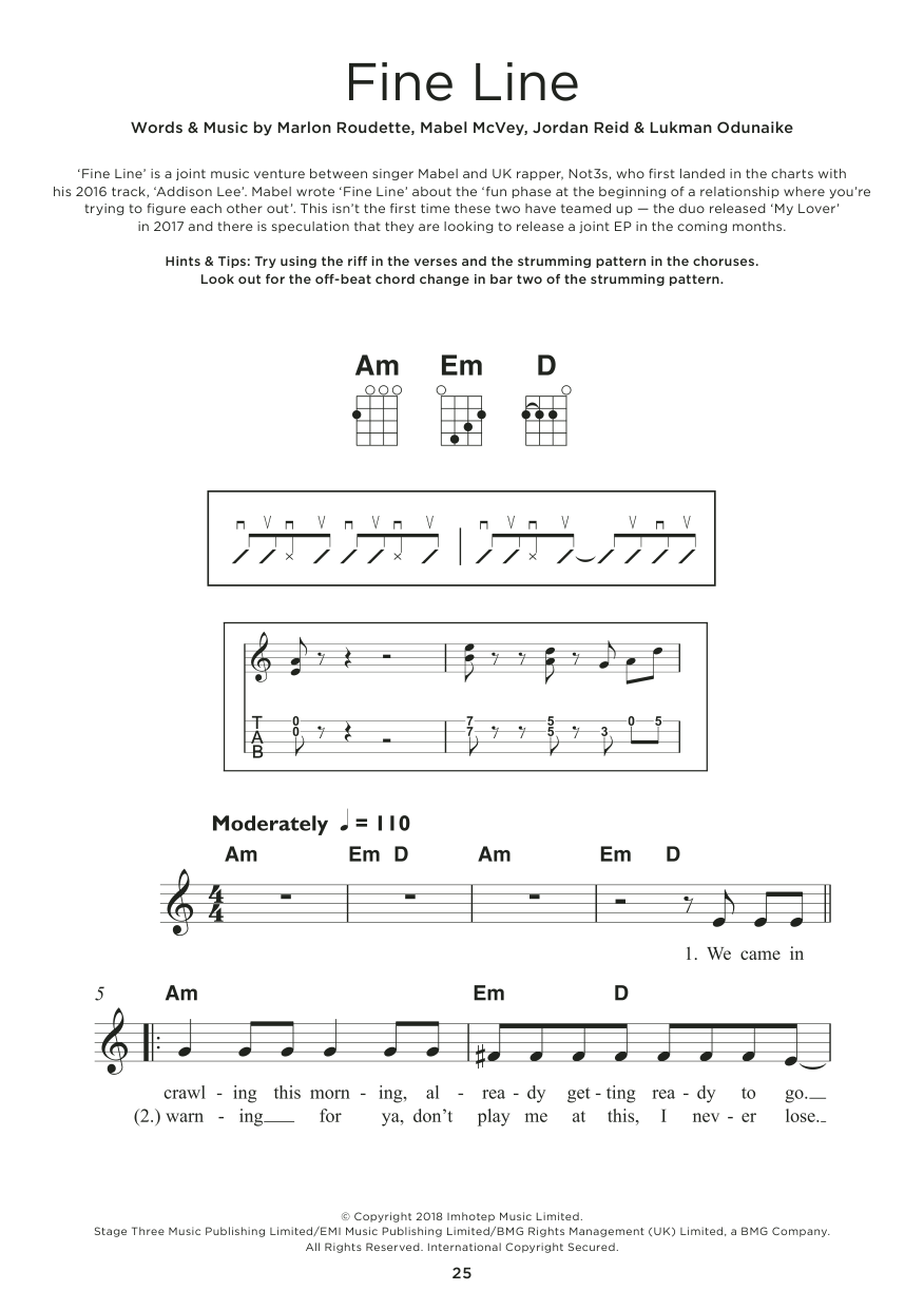 Product gallery: Page 1 of 1 Fine Line, Mabel and Not3s