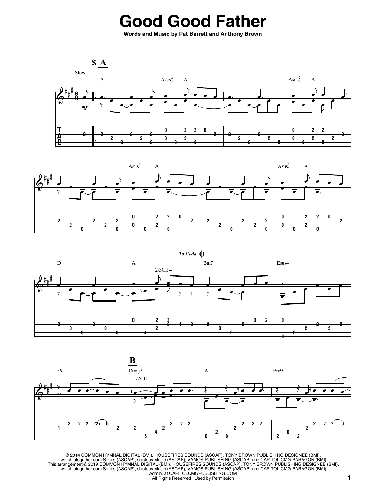 Produktgalerie: Seite 1 von 1 Good Good Father, Chris Tomlin, Gitarre