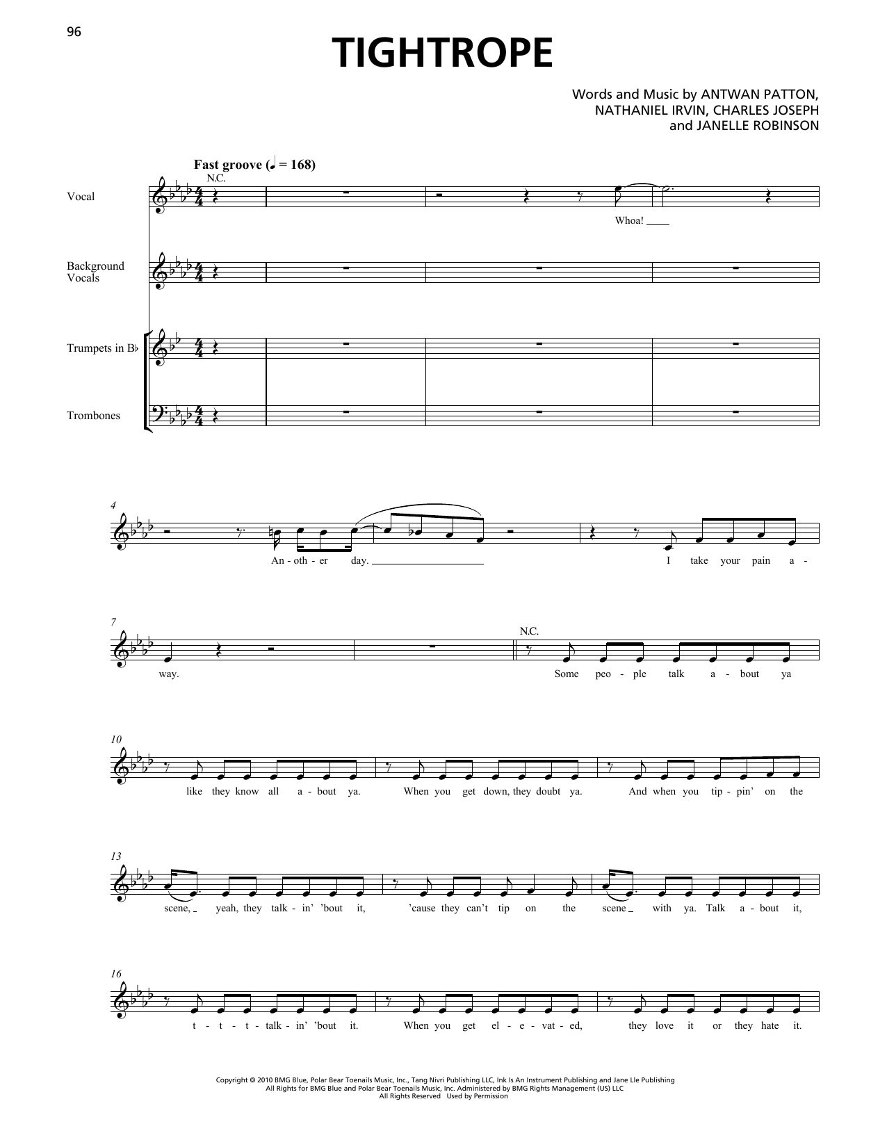 Product picture to: Tightrope (Horn Section)