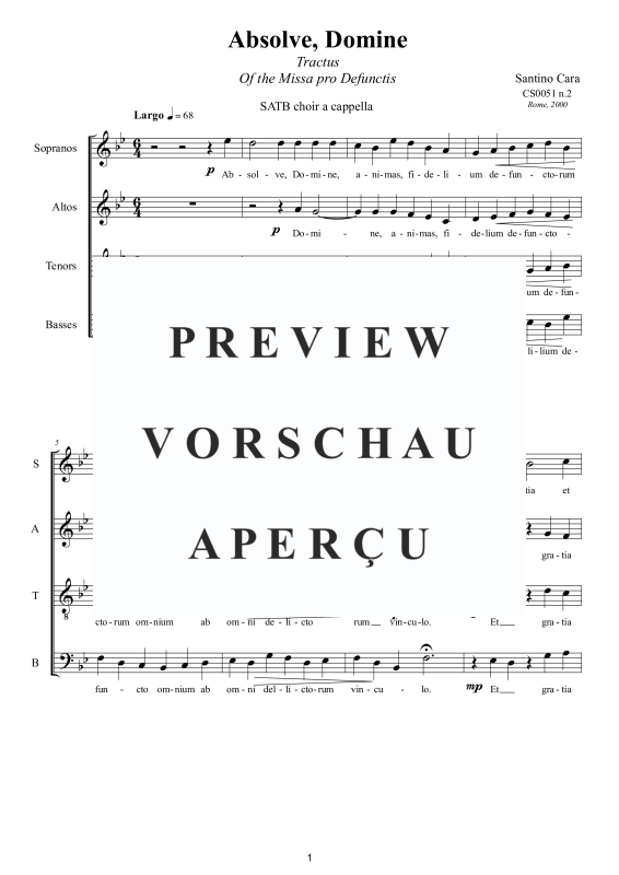 Product gallery: Page 2 of 8 Absolve, Domine - Tractus, , Mixed Choir A Cappella