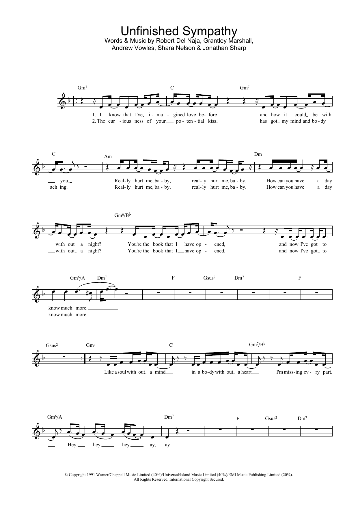 Produktbild zu: Unfinished Sympathy