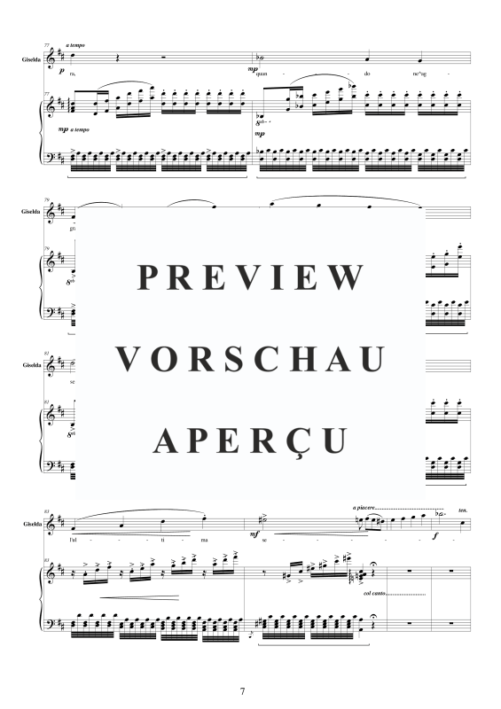 Produktgalerie: Seite 8 von 11 I Lombardi - (Act 1-VI) Salve Maria di grazie il petto, , Gemischter Chor SST und Klavier