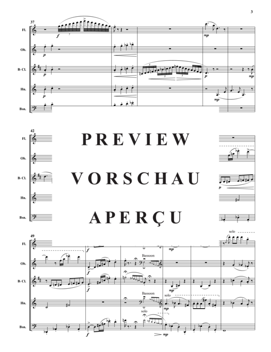 Produktgalerie: Seite 5 von 21 Wind Quintet , , (Holzbläserquintett)