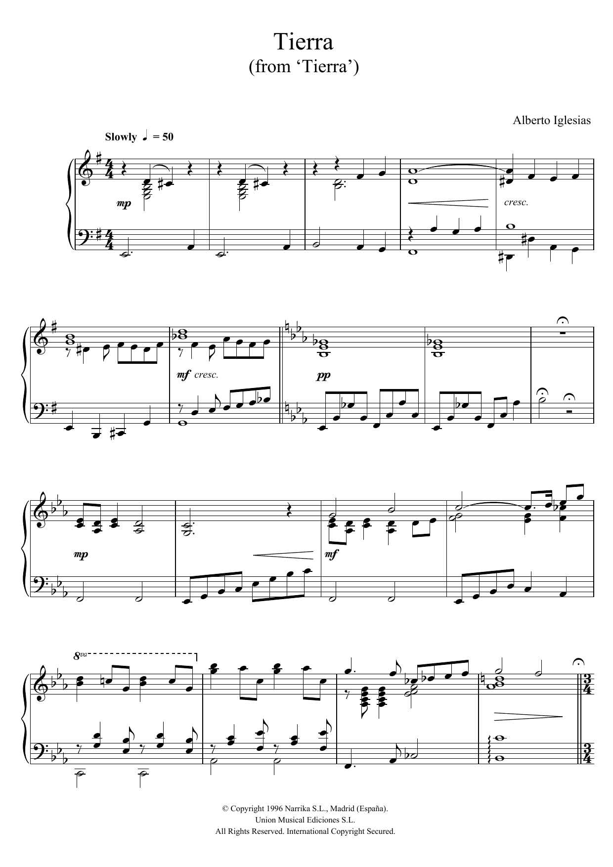 Produktbild zu: Tierra (from "Tierra")