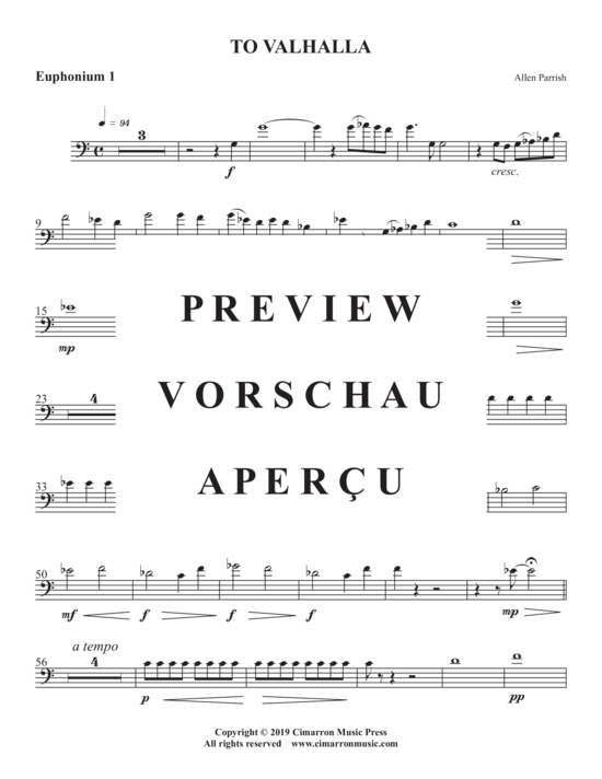 Product gallery: Page 12 of 21 To Valhalla , , (Tuba Ensemble EEETTT)